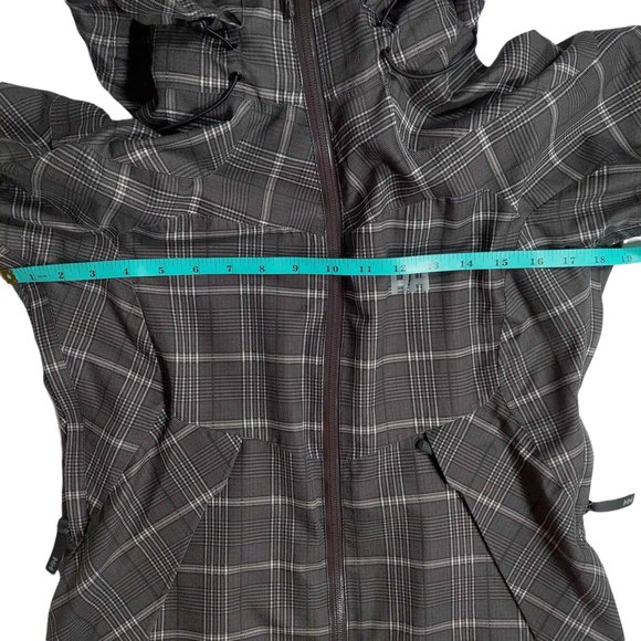 Helly Hansen Jacket Shell Helly Tech Zera Womens Ski Snowboard Hooded Gray Small - Picture 10 of 12